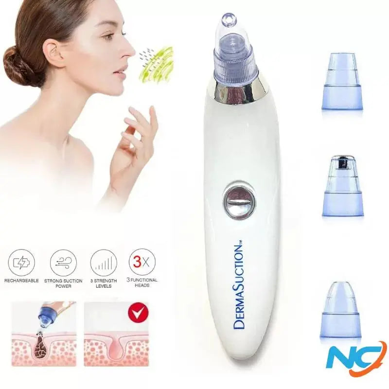 Derma suction Blackhead Remover Vacuum Acne Cleaner Black Spots Removal Pak Stellar Store