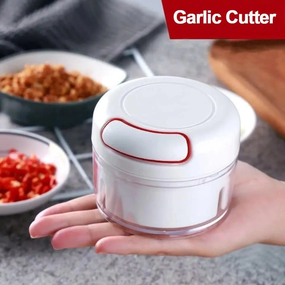 Easy Kitchen Mini Speedy Chopper Manual Hand Pull Vegetable & Meat Mini Turbo Cutter Pak Stellar Store