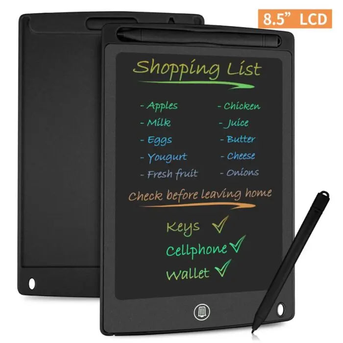 LCD Writing Tablet Electronic Slate E-writer Digital Memo Pad Erasable Writing Board Learning Toys And Gadgets For Educational And Daily Life Routine Notebook Purpose - 10 Inch & 8.5 Inch Pak Stellar Store