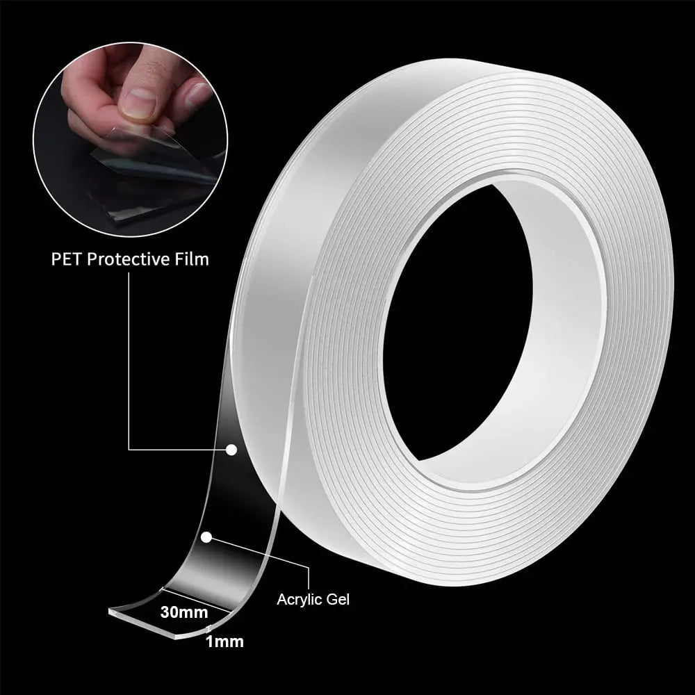 Nano Double Sided Tape Heavy Duty Transparent 3M Pak Stellar Store