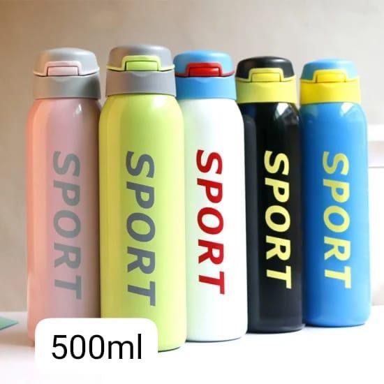 Thermos _Water Bottle-with Straw___500ml