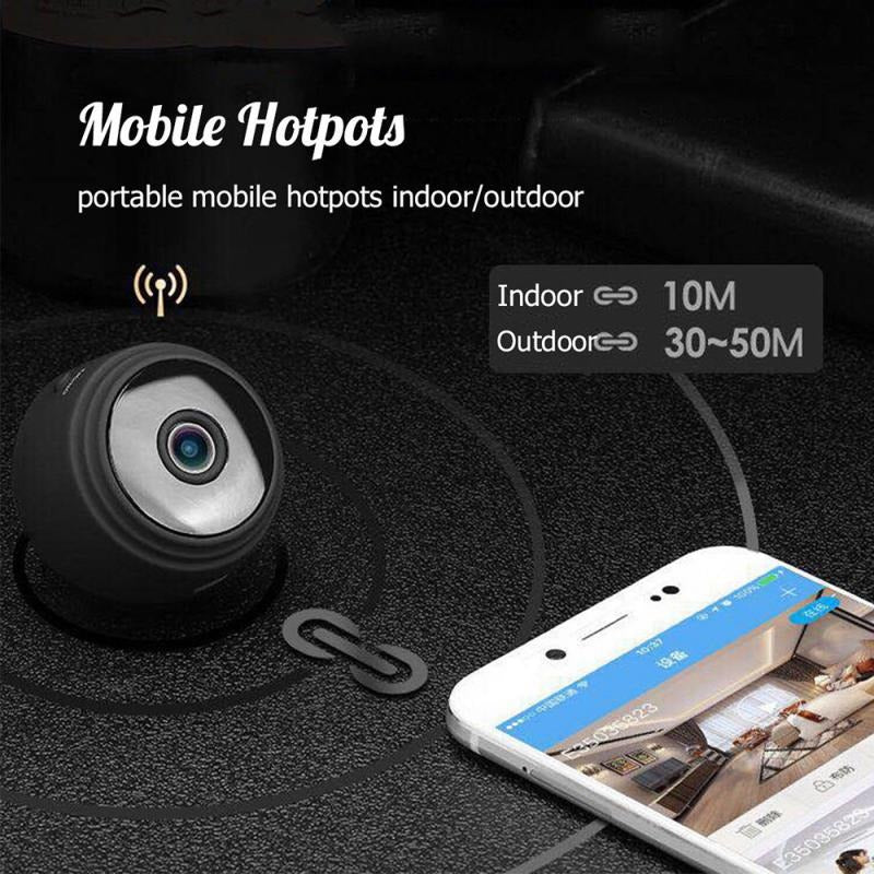 Wireless WiFi A9 Camera Magnet Hidden Mini Camera 1080P HD