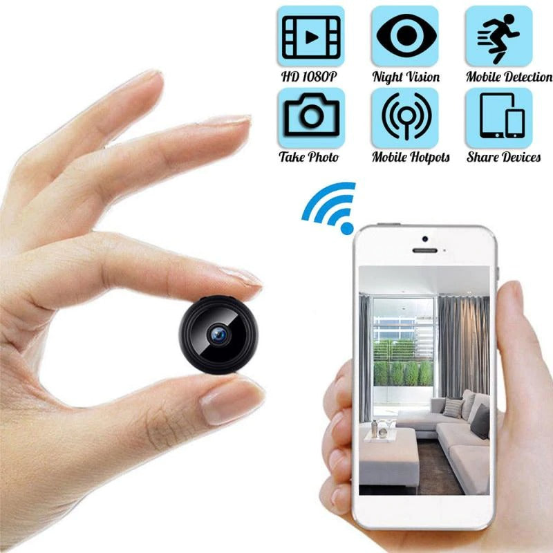 Wireless WiFi A9 Camera Magnet Hidden Mini Camera 1080P HD